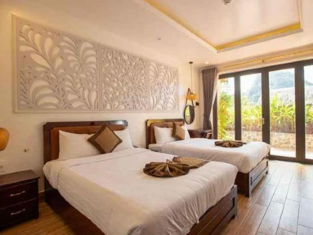 Bed in Doan Gia Resort