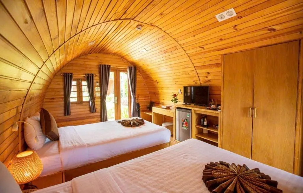 Bed in Doan Gia Resort