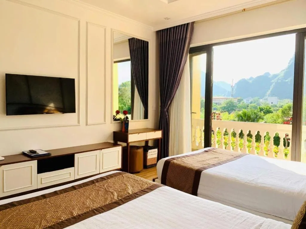 Bed in Doan Gia Resort