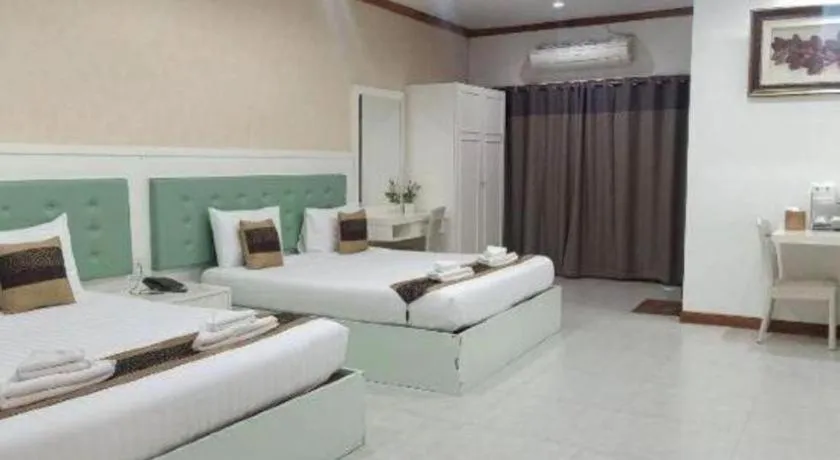 Bed in 111 Resort and Spa