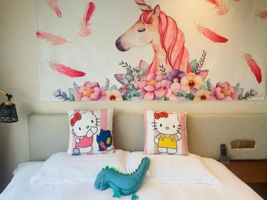 Bed in Hangzhou Berman Hotel