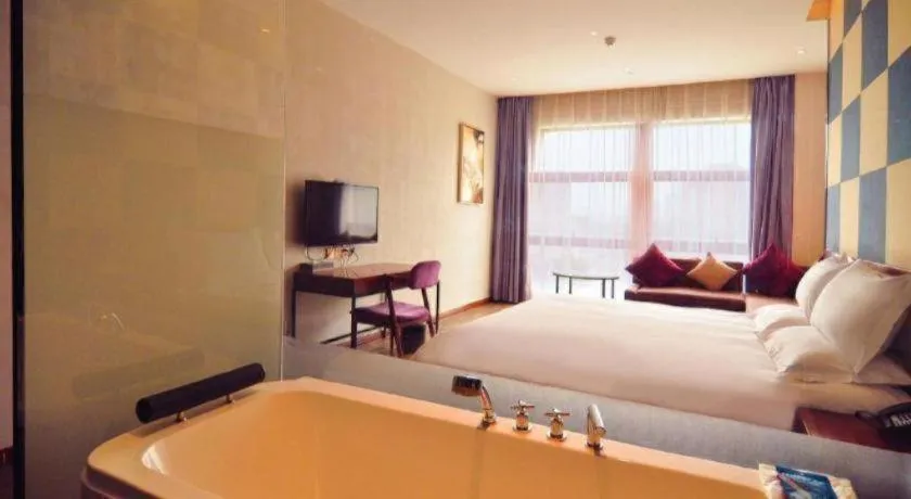 Bed in Hangzhou Berman Hotel