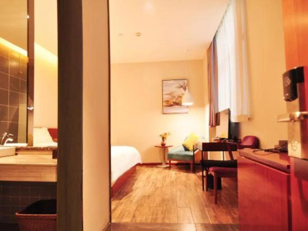 Bed in Hangzhou Berman Hotel