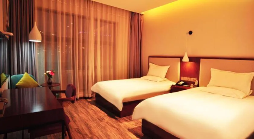 Bed in Hangzhou Berman Hotel