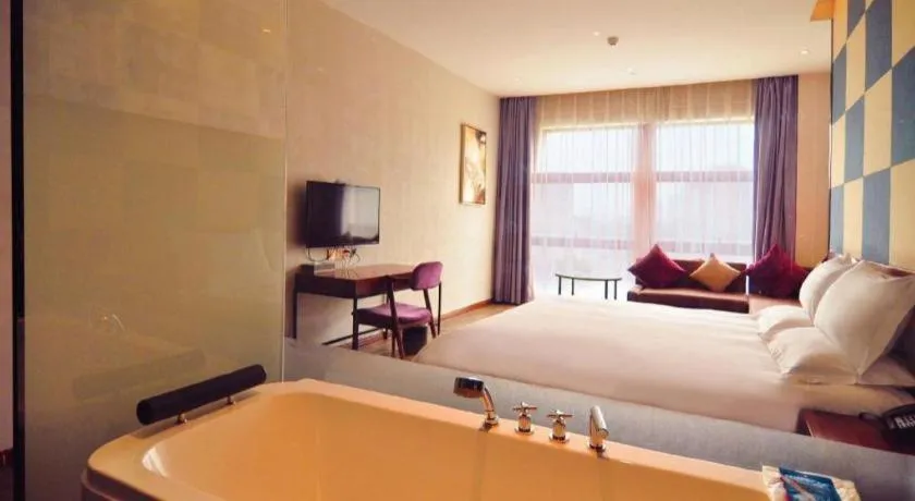 Bed in Hangzhou Berman Hotel