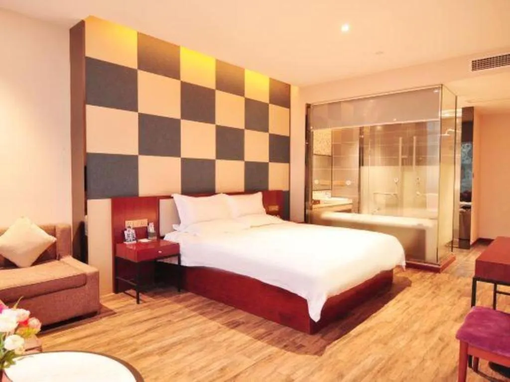 Bed in Hangzhou Berman Hotel