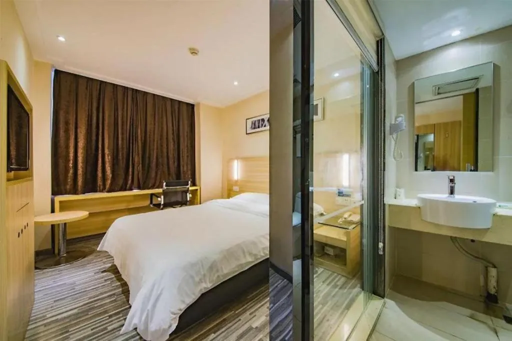 Bed in City Comfort Inn Changsha Tangshuili Fuyou