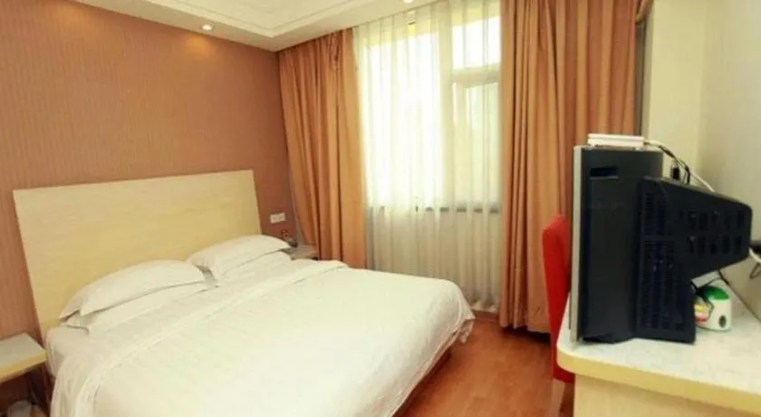 Bed in Anyi 158 Hotel Fuqin