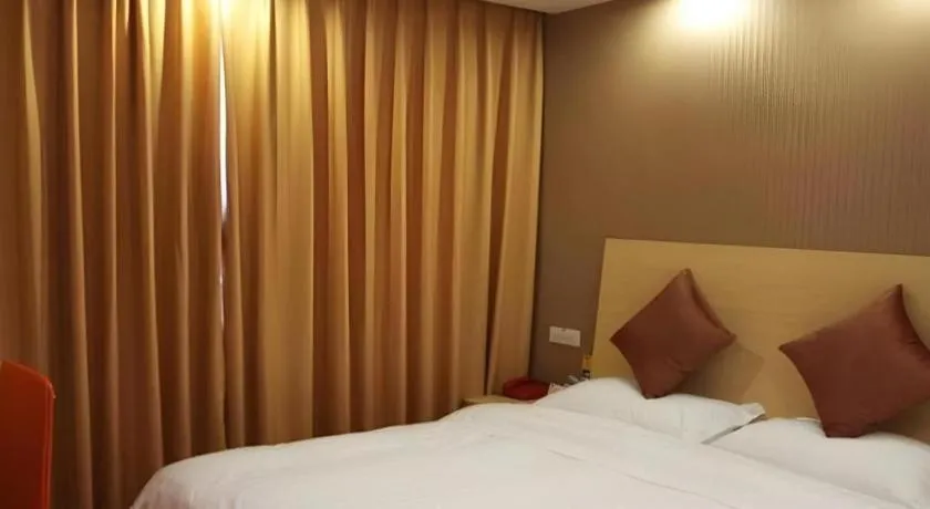 Bed in Anyi 158 Hotel Fuqin