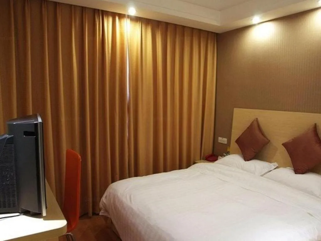 Bed in Anyi 158 Hotel Fuqin