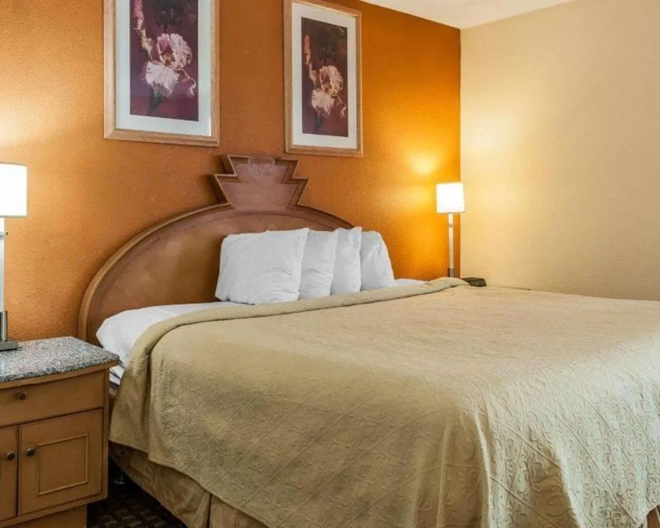 Bed in Quality Inn & Suites Shelbyville I-74