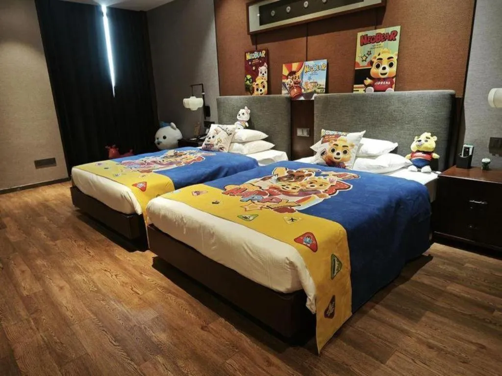 Bed in Rezen Hotel Pasonda Junyu