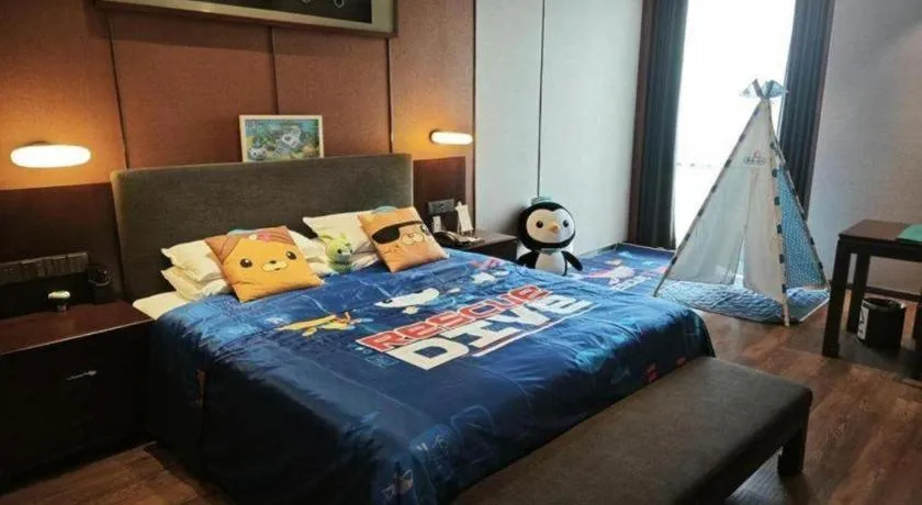 Bed in Rezen Hotel Pasonda Junyu