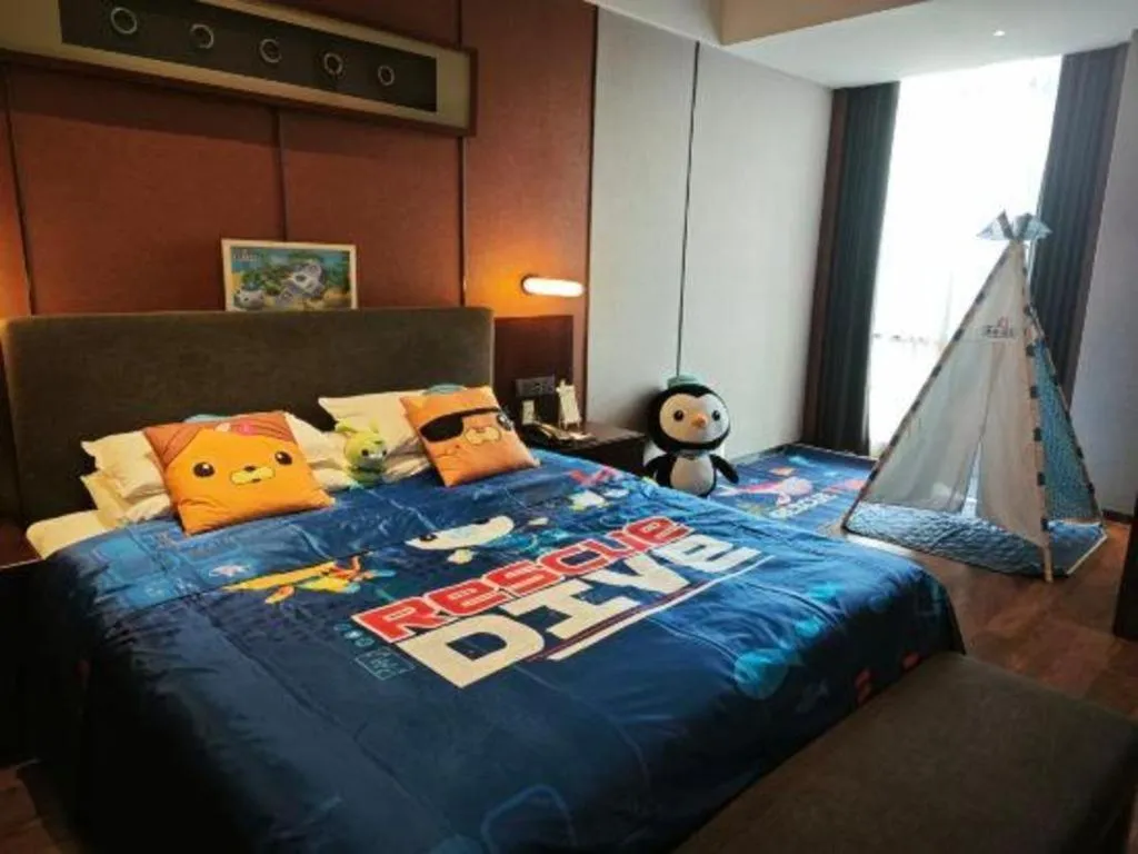 Bed in Rezen Hotel Pasonda Junyu