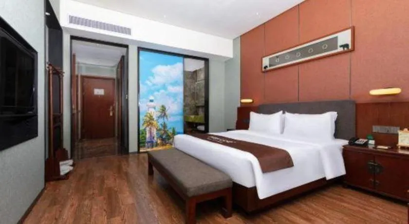 Bed in Rezen Hotel Pasonda Junyu