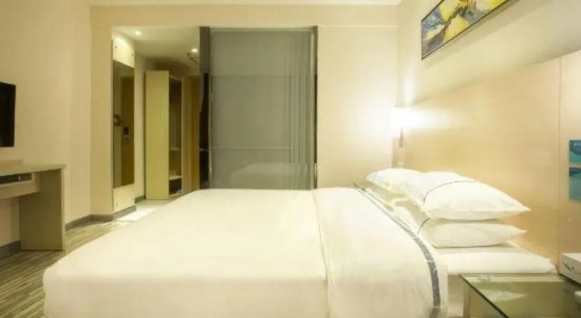 Bed in City Comfort Inn Baise Uprising Memorial Park Laiyu