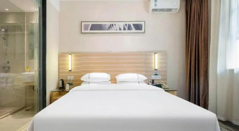 Bed in City Comfort Inn Baise Uprising Memorial Park Laiyu