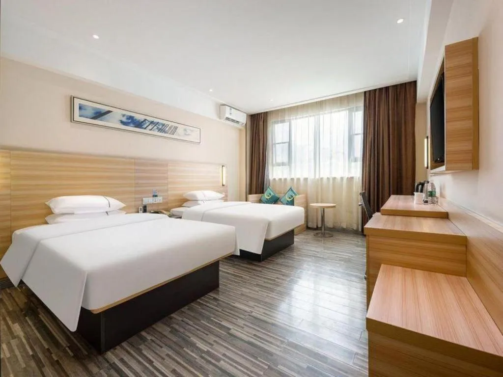 Bed in City Comfort Inn Baise Uprising Memorial Park Laiyu