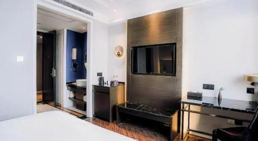 Bed in Jinjiang Metropolo Hotel Nanjing Jiangning Binjiang Development Zone