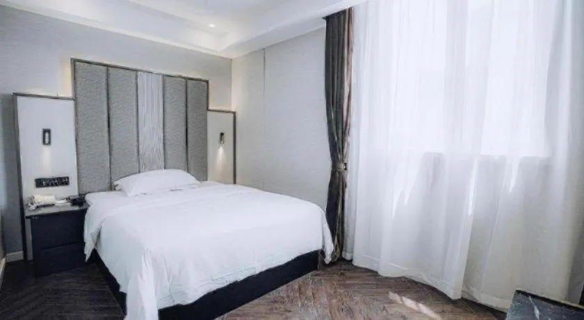 Bed in Jinjiang Metropolo Hotel Nanjing Jiangning Binjiang Development Zone