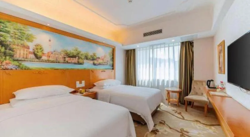 Bed in Out Sky Hotel