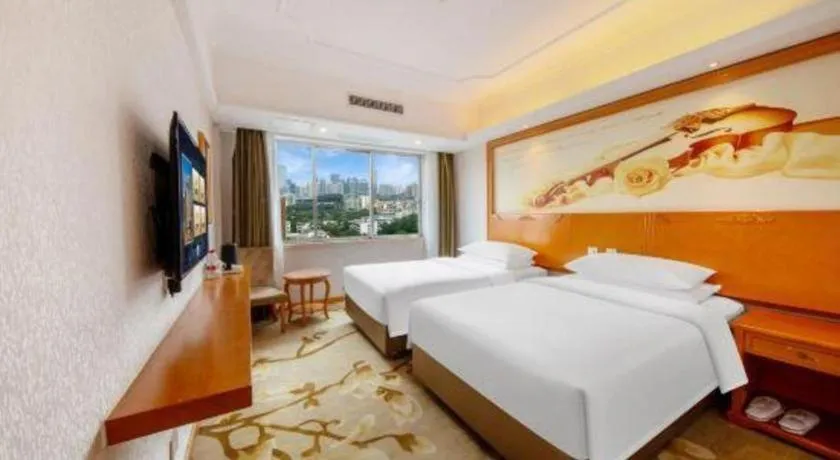 Bed in Out Sky Hotel