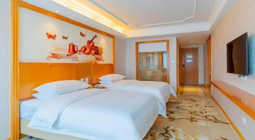 Bed in Out Sky Hotel