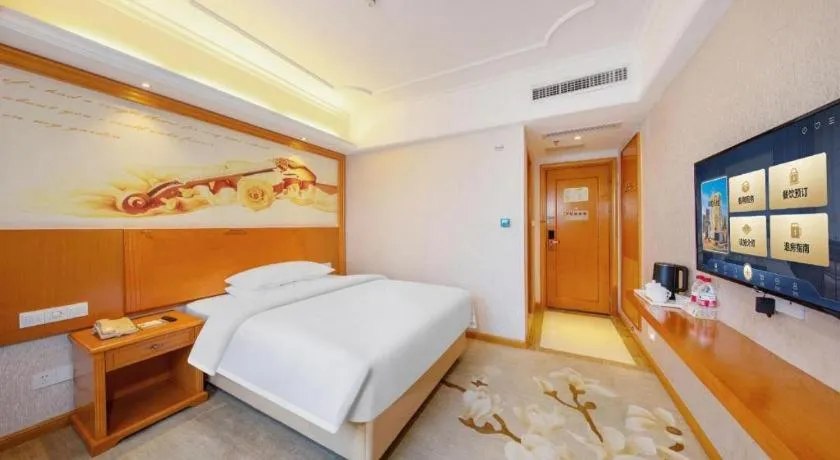 Bed in Out Sky Hotel