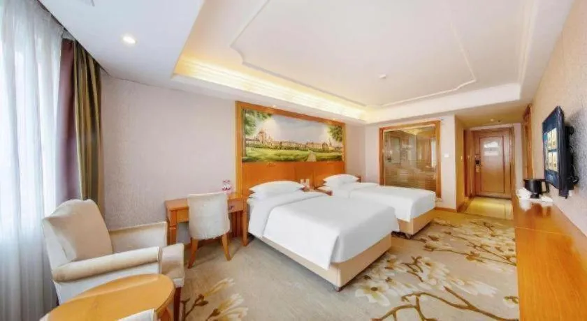 Bed in Out Sky Hotel