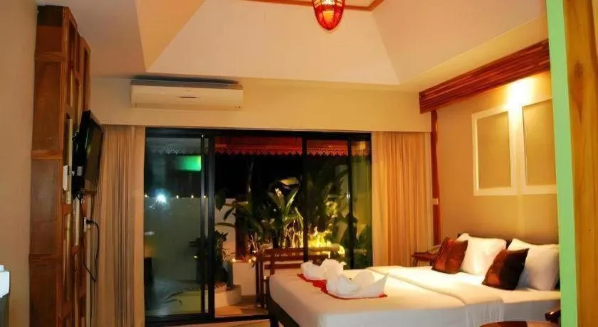 Bed in Oopkaew Resort