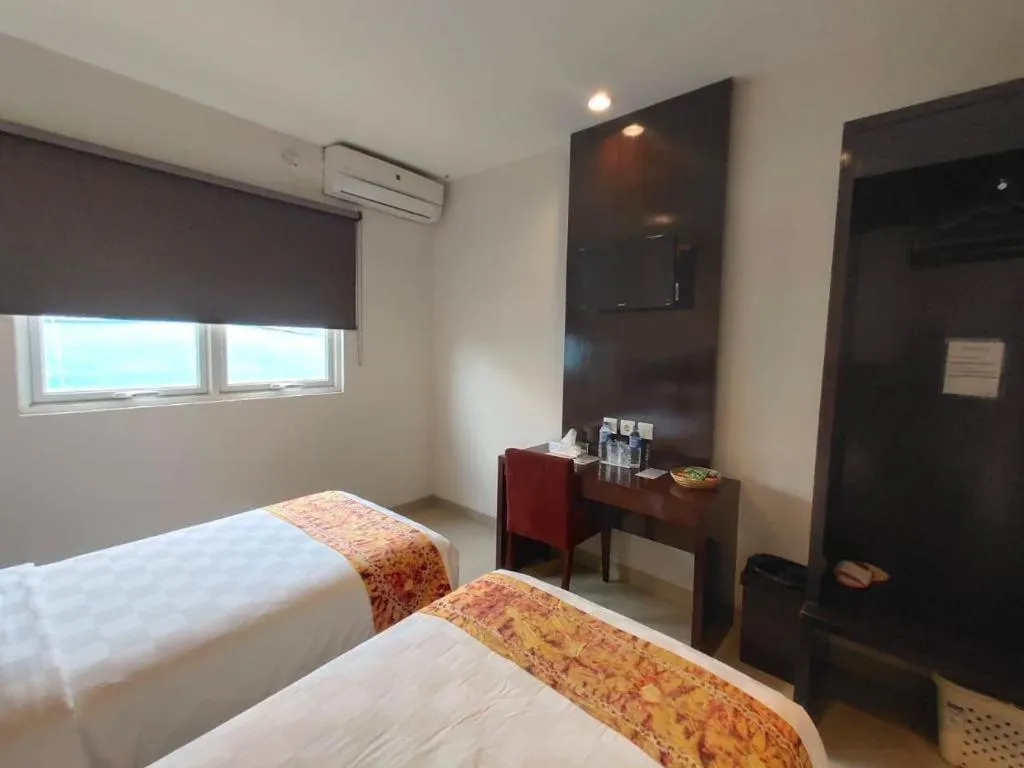 Bed in Jelita Bandara Hotel Airport