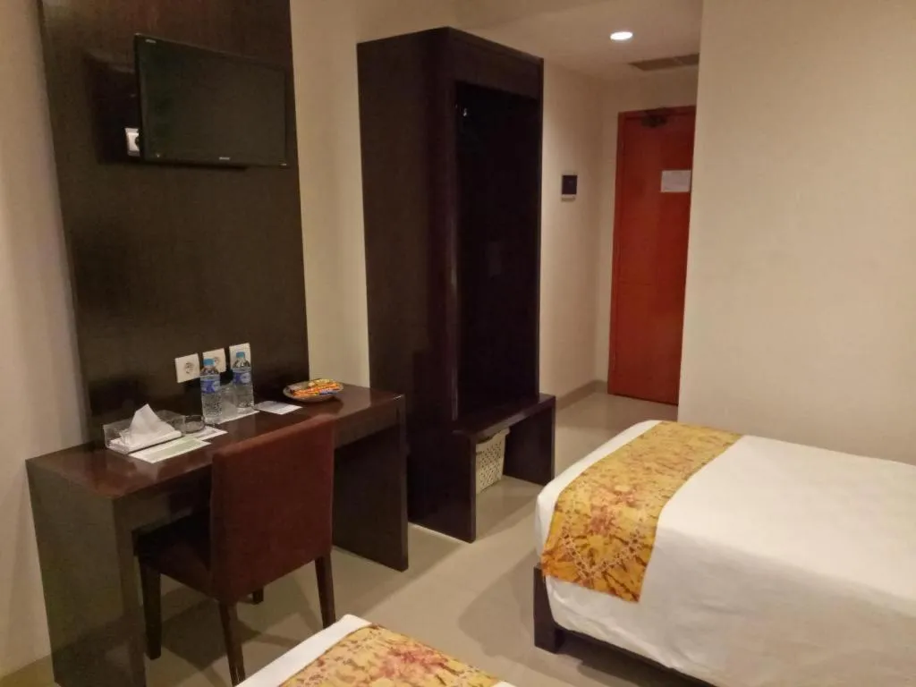 Bed in Jelita Bandara Hotel Airport