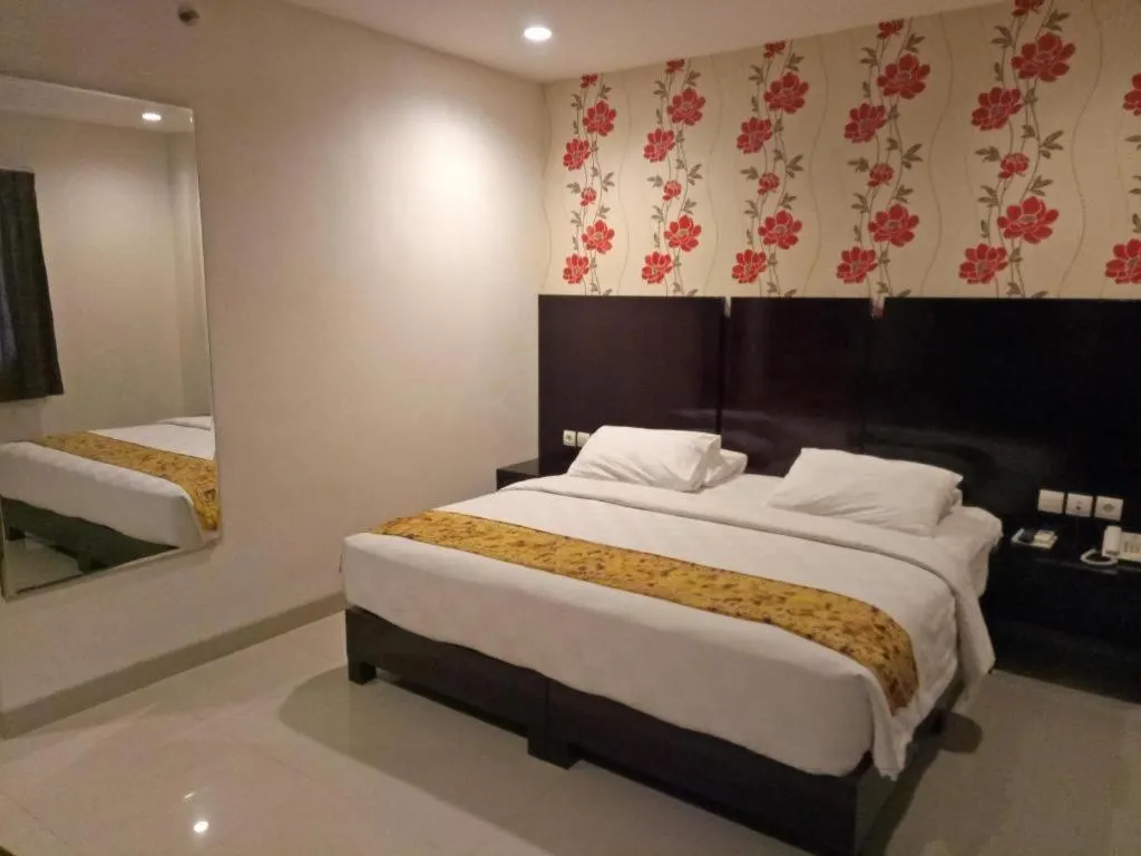 Bed in Jelita Bandara Hotel Airport