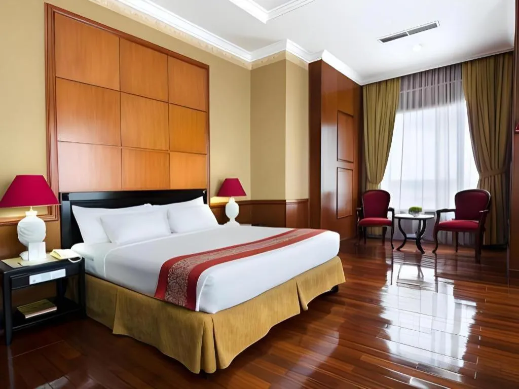 Bed in Gran Senyiur Hotel