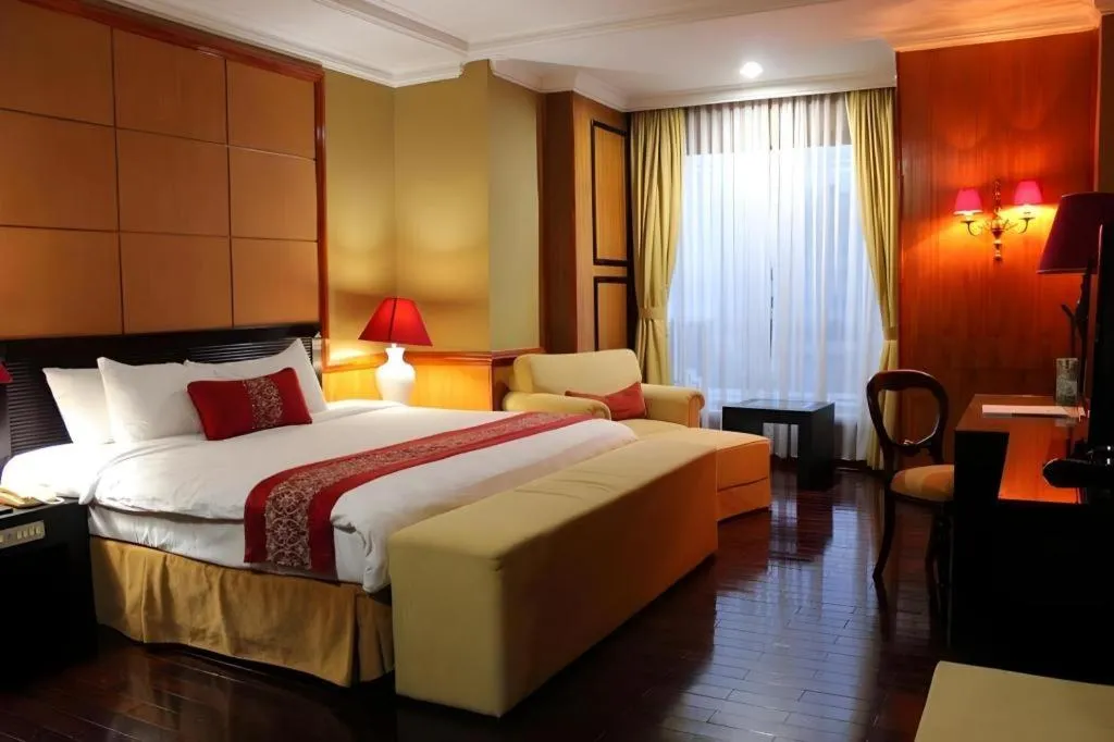 Bed in Gran Senyiur Hotel