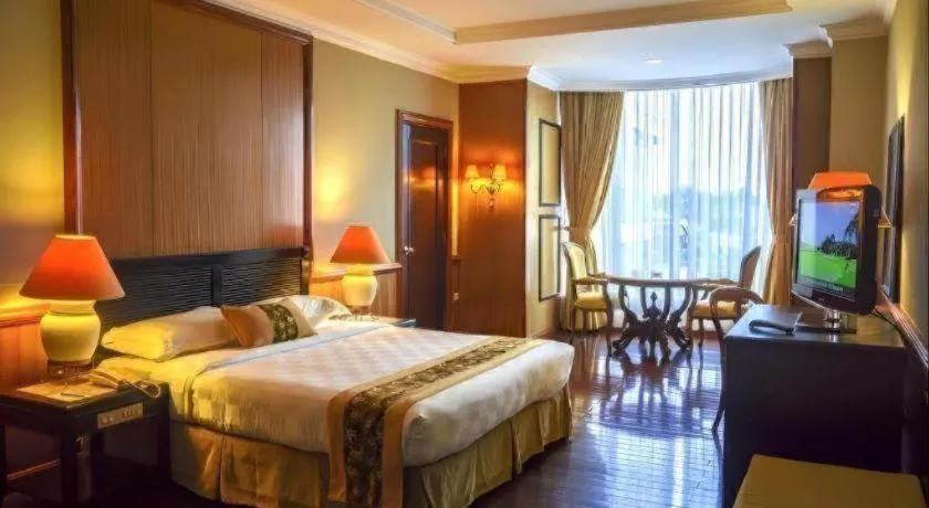 Bed in Gran Senyiur Hotel