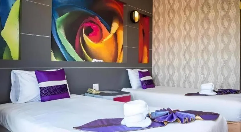 Bed in Phitsanulok Orchid Hotel