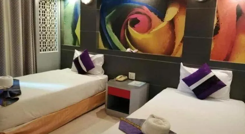 Bed in Phitsanulok Orchid Hotel