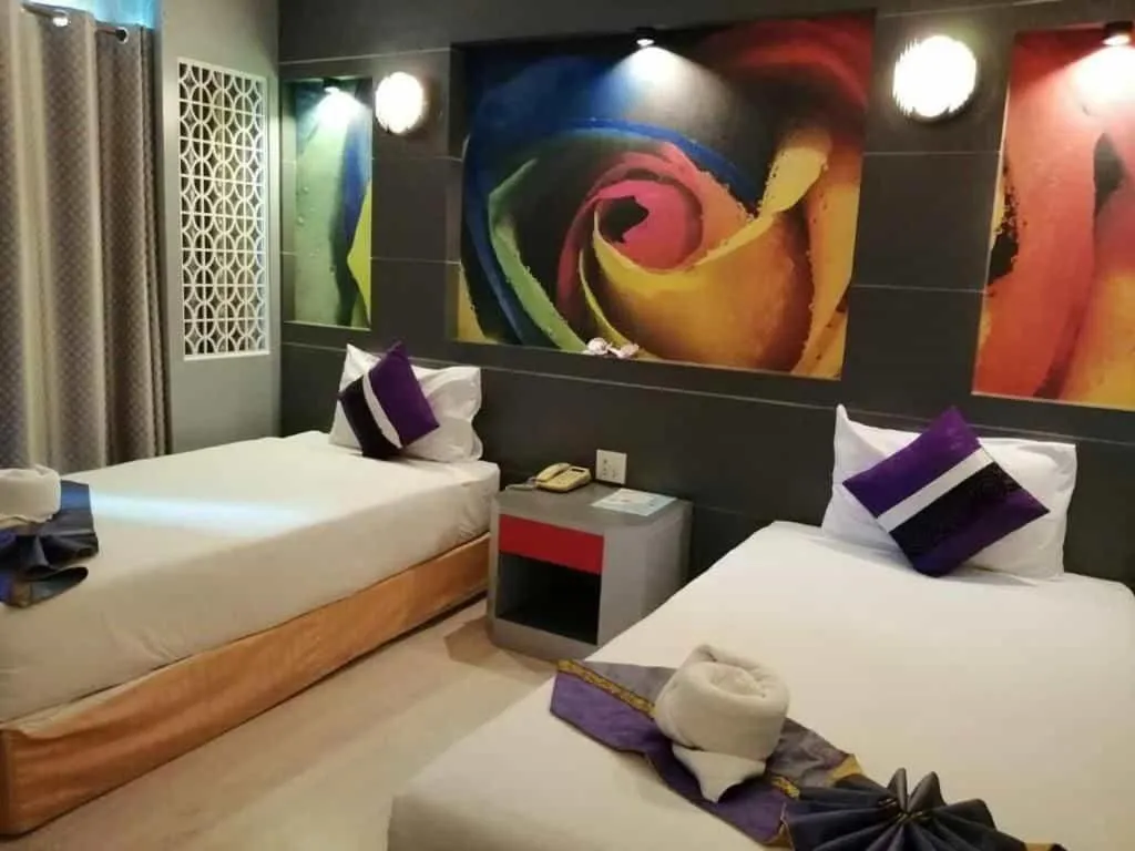 Bed in Phitsanulok Orchid Hotel