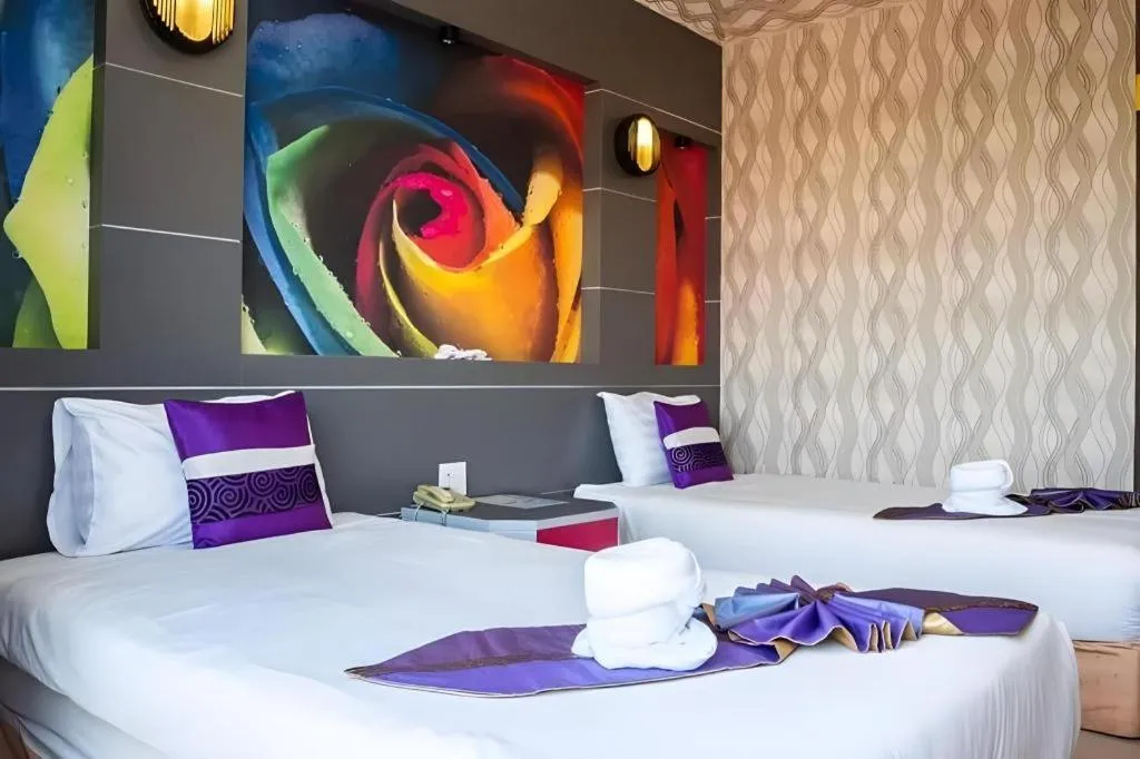 Bed in Phitsanulok Orchid Hotel