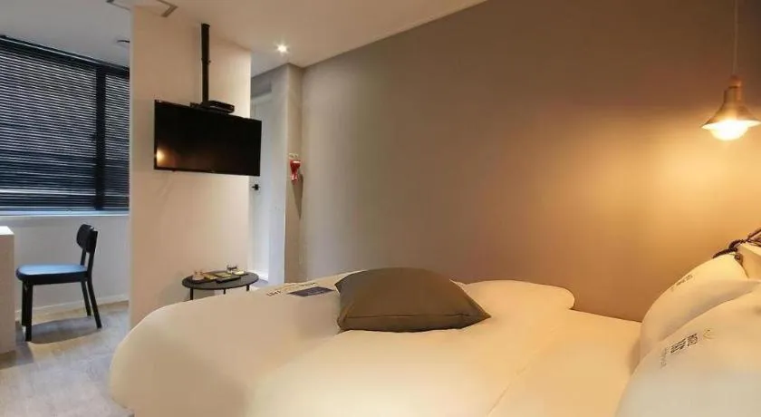 Bed in Hotel Yam ANDONG