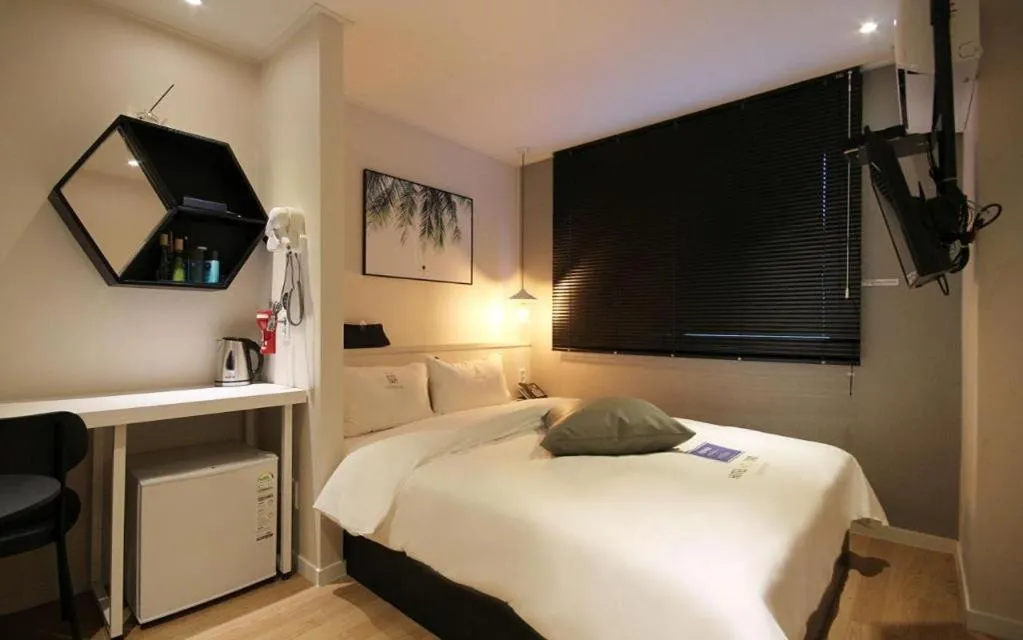 Bed in Hotel Yam ANDONG