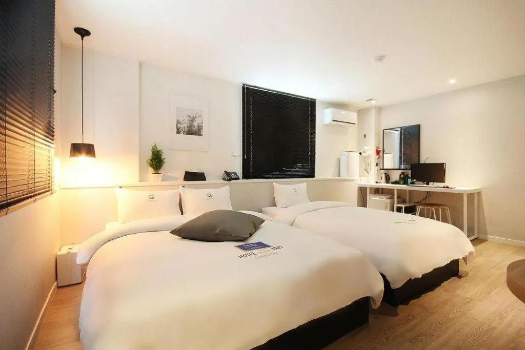 Bed in Hotel Yam ANDONG