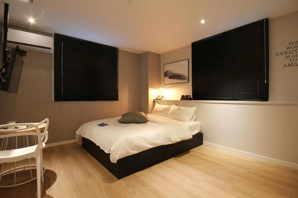 Bed in Hotel Yam ANDONG