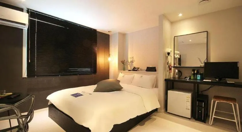 Bed in Hotel Yam ANDONG