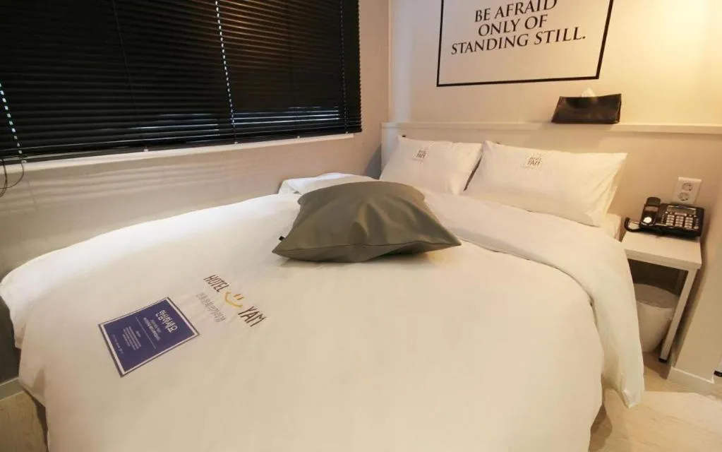 Bed in Hotel Yam ANDONG