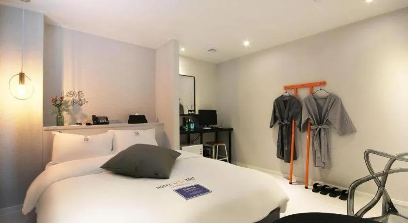 Bed in Hotel Yam ANDONG