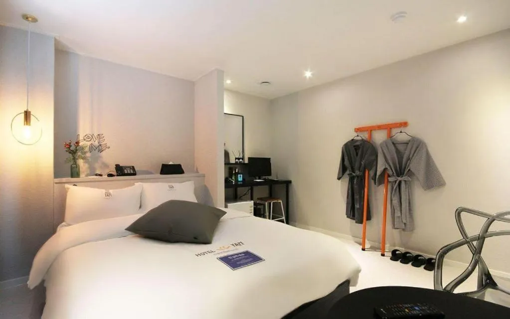 Bed in Hotel Yam ANDONG