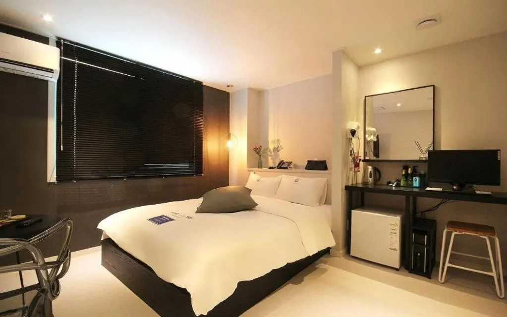 Bed in Hotel Yam ANDONG