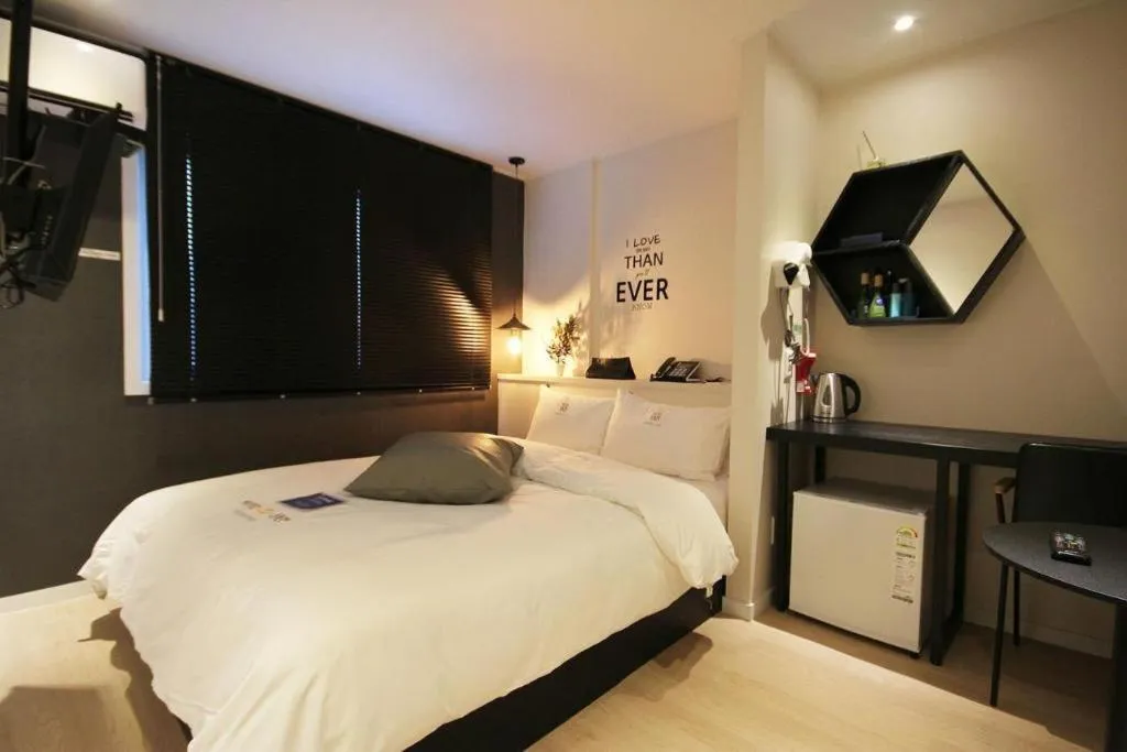 Bed in Hotel Yam ANDONG